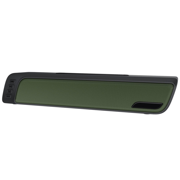 NewRixing NR-7018 Outdoor Portable Bluetooth Speaker with Phone Holder, Support Hands-free Call / TF Card / FM / U Disk(Green) - free shipping - PMC Jewellery - Order now!