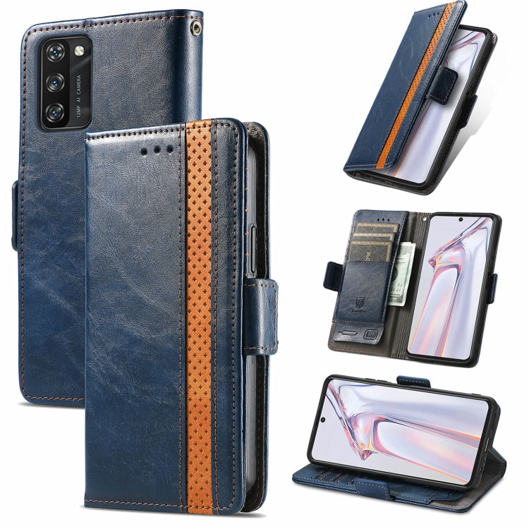 For Blackview A100 CaseNeo Business Splicing Dual Magnetic Buckle Horizontal Flip PU Leather Case with Holder & Card Slots & Wallet(Blue) - More Brand by PMC TechLife | Online Shopping South Africa | PMC TechLife | Buy Now Pay Later Mobicred