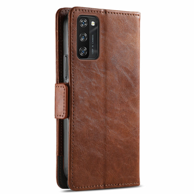 For Blackview A100 CaseNeo Business Splicing Dual Magnetic Buckle Horizontal Flip PU Leather Case with Holder & Card Slots & Wallet(Brown) - More Brand by PMC TechLife | Online Shopping South Africa | PMC TechLife | Buy Now Pay Later Mobicred