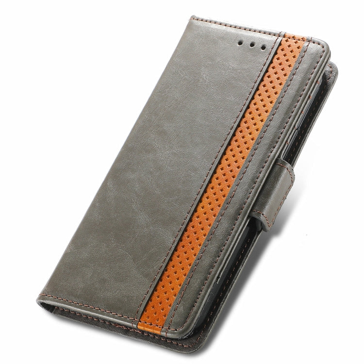 For Blackview A100 CaseNeo Business Splicing Dual Magnetic Buckle Horizontal Flip PU Leather Case with Holder & Card Slots & Wallet(Grey) - More Brand by PMC TechLife | Online Shopping South Africa | PMC TechLife | Buy Now Pay Later Mobicred