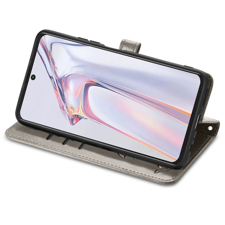 For Blackview A100 Lovely Cat and Dog Embossing Pattern Horizontal Flip Leather Case , with Holder & Card Slots & Wallet & Cartoon Clasp & Lanyard(Grey) - More Brand by PMC TechLife | Online Shopping South Africa | PMC TechLife | Buy Now Pay Later Mobicred