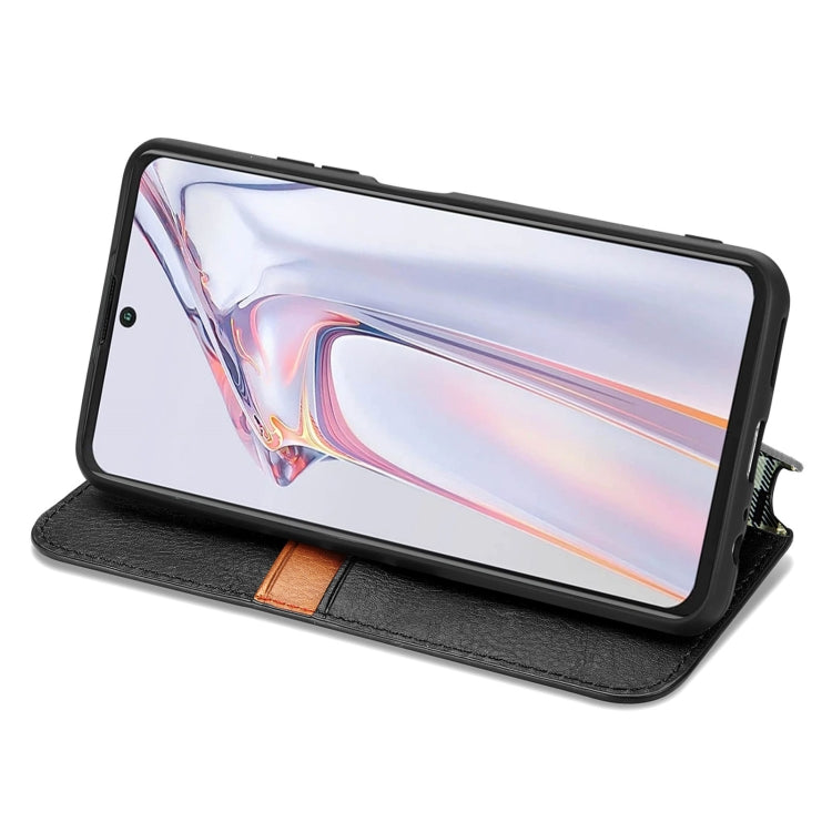 For Blackview A100 Cubic Grid Pressed Horizontal Flip Magnetic PU Leather Case with Holder & Card Slots & Wallet(Black) - free shipping - PMC TechLife - Order now!