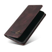 For OPPO F19 / A74 Skin Feel Anti-theft Brush Horizontal Flip Leather Case with Holder & Card Slots & Wallet(Brown)