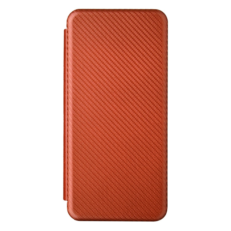 For Doogee S59 / S59 Pro Carbon Fiber Texture Horizontal Flip TPU + PC + PU Leather Case with Card Slot(Brown) - More Brand by PMC TechLife | Online Shopping South Africa | PMC TechLife | Buy Now Pay Later Mobicred