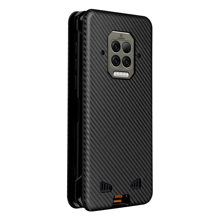 For Doogee S86 / S86 Pro Carbon Fiber Texture Horizontal Flip TPU + PC + PU Leather Case with Card Slot(Black) - More Brand by PMC TechLife | Online Shopping South Africa | PMC TechLife | Buy Now Pay Later Mobicred