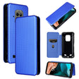 For Doogee S86 / S86 Pro Carbon Fiber Texture Horizontal Flip TPU + PC + PU Leather Case with Card Slot(Blue) - More Brand by PMC TechLife | Online Shopping South Africa | PMC TechLife | Buy Now Pay Later Mobicred