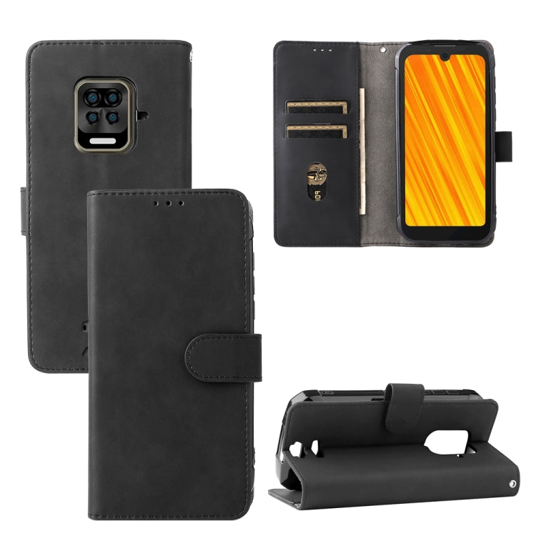 For Doogee S59 / S59 Pro Solid Color Skin Feel Magnetic Buckle Horizontal Flip Calf Texture PU Leather Case with Holder & Card Slots & Wallet(Black) - More Brand by PMC TechLife | Online Shopping South Africa | PMC TechLife | Buy Now Pay Later Mobicred