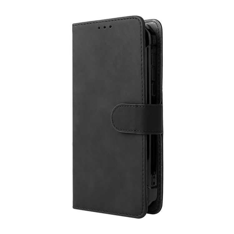 For Doogee S59 / S59 Pro Solid Color Skin Feel Magnetic Buckle Horizontal Flip Calf Texture PU Leather Case with Holder & Card Slots & Wallet(Black) - More Brand by PMC TechLife | Online Shopping South Africa | PMC TechLife | Buy Now Pay Later Mobicred