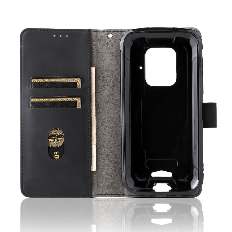 For Doogee S59 / S59 Pro Solid Color Skin Feel Magnetic Buckle Horizontal Flip Calf Texture PU Leather Case with Holder & Card Slots & Wallet(Black) - More Brand by PMC TechLife | Online Shopping South Africa | PMC TechLife | Buy Now Pay Later Mobicred