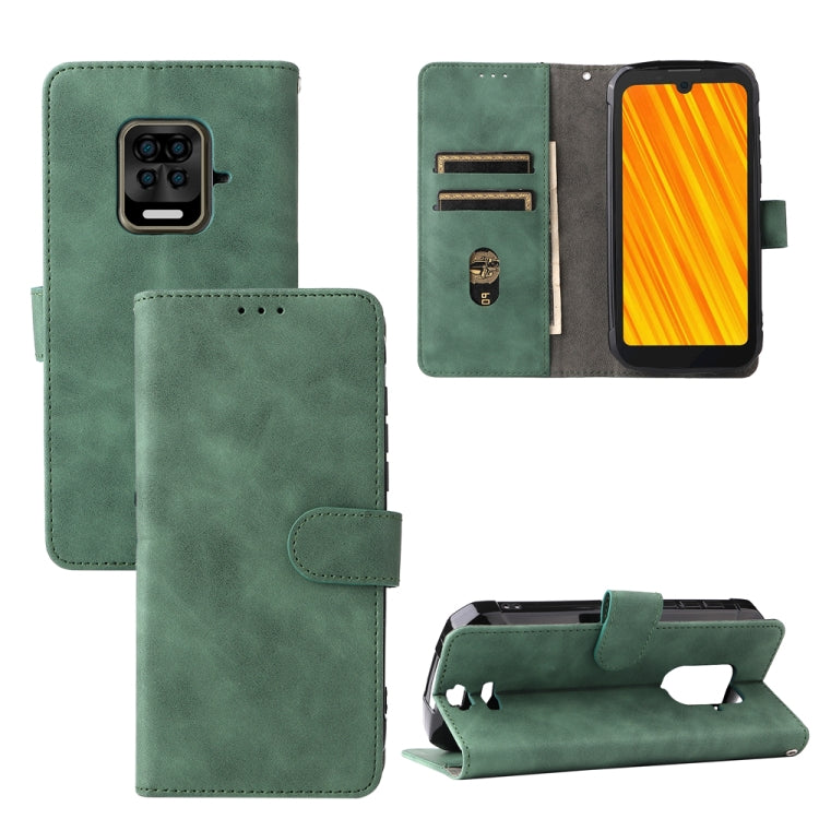 For Doogee S59 / S59 Pro Solid Color Skin Feel Magnetic Buckle Horizontal Flip Calf Texture PU Leather Case with Holder & Card Slots & Wallet(Green) - More Brand by PMC TechLife | Online Shopping South Africa | PMC TechLife | Buy Now Pay Later Mobicred