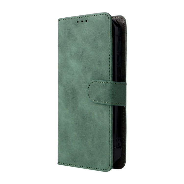 For Doogee S59 / S59 Pro Solid Color Skin Feel Magnetic Buckle Horizontal Flip Calf Texture PU Leather Case with Holder & Card Slots & Wallet(Green) - More Brand by PMC TechLife | Online Shopping South Africa | PMC TechLife | Buy Now Pay Later Mobicred