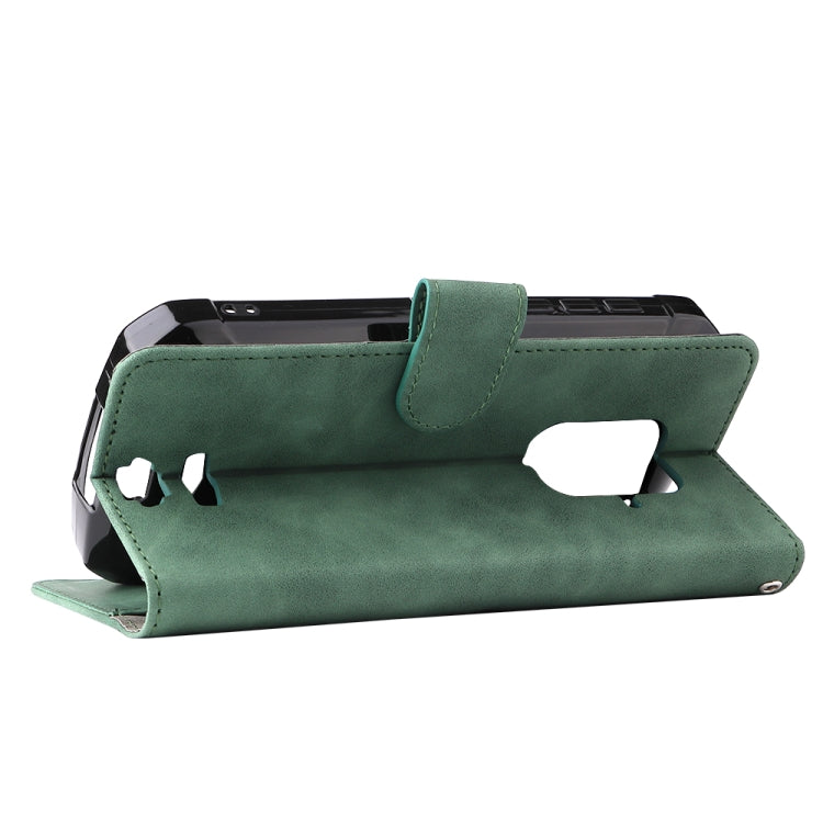 For Doogee S59 / S59 Pro Solid Color Skin Feel Magnetic Buckle Horizontal Flip Calf Texture PU Leather Case with Holder & Card Slots & Wallet(Green) - More Brand by PMC TechLife | Online Shopping South Africa | PMC TechLife | Buy Now Pay Later Mobicred