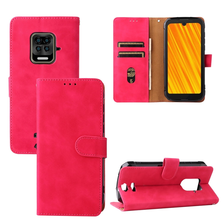 For Doogee S59 / S59 Pro Solid Color Skin Feel Magnetic Buckle Horizontal Flip Calf Texture PU Leather Case with Holder & Card Slots & Wallet(Rose Red) - More Brand by PMC TechLife | Online Shopping South Africa | PMC TechLife | Buy Now Pay Later Mobicred