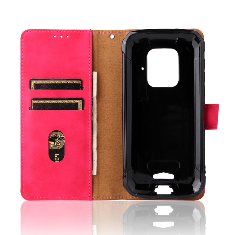 For Doogee S59 / S59 Pro Solid Color Skin Feel Magnetic Buckle Horizontal Flip Calf Texture PU Leather Case with Holder & Card Slots & Wallet(Rose Red) - More Brand by PMC TechLife | Online Shopping South Africa | PMC TechLife | Buy Now Pay Later Mobicred