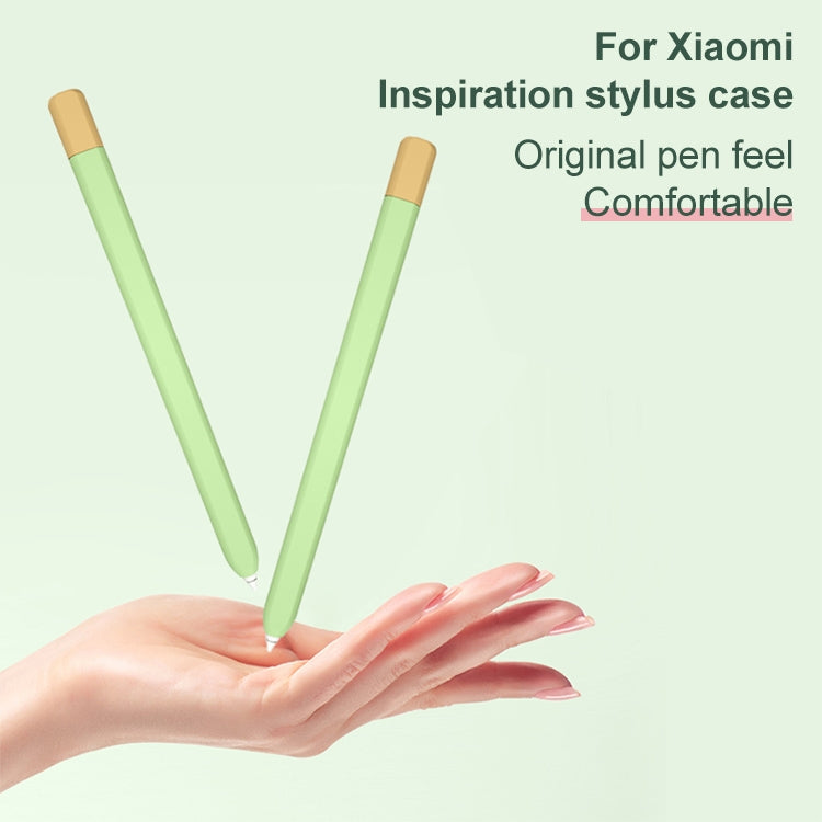 For Xiaomi Inspired Stylus Pen Contrast Color Protective Case(Purple Pink) - Pencil Accessories by PMC TechLife | Online Shopping South Africa | PMC TechLife