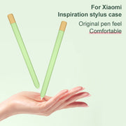 For Xiaomi Inspired Stylus Pen Contrast Color Protective Case(Purple Pink)