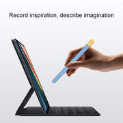 For Xiaomi Inspired Stylus Pen Contrast Color Protective Case(Purple Pink)