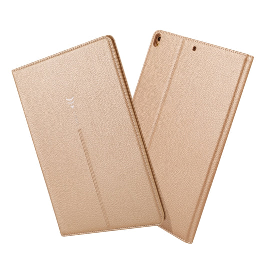 For iPad Pro 10.5 inch GEBEI PU+TPU Horizontal Flip Protective Case with Holder & Card Slots(Gold) - free shipping - PMC Jewellery - Order now!