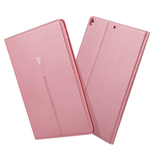 For iPad Pro 10.5 inch GEBEI PU+TPU Horizontal Flip Protective Case with Holder & Card Slots(Rose Gold) - free shipping - PMC Jewellery - Order now!