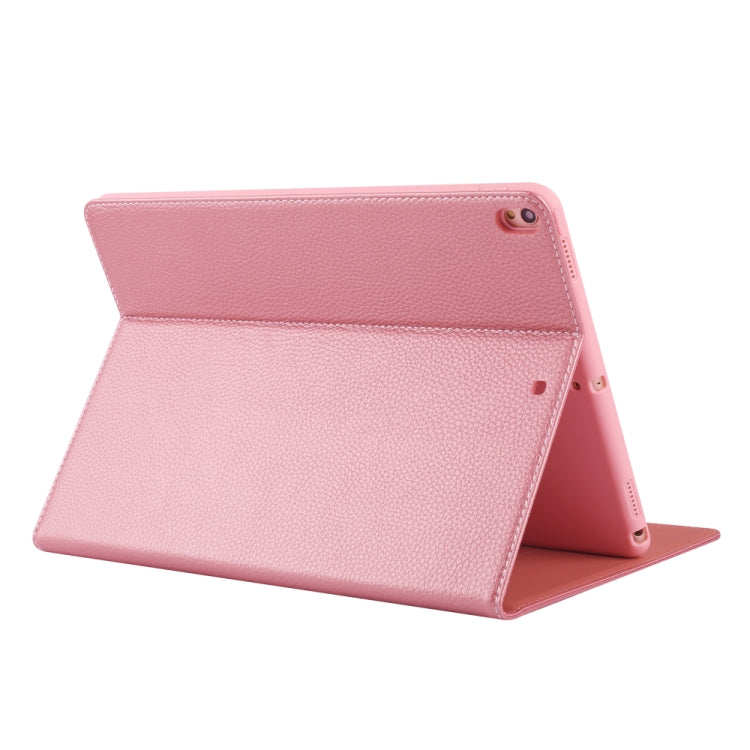 For iPad Pro 10.5 inch GEBEI PU+TPU Horizontal Flip Protective Case with Holder & Card Slots(Rose Gold) - free shipping - PMC Jewellery - Order now!