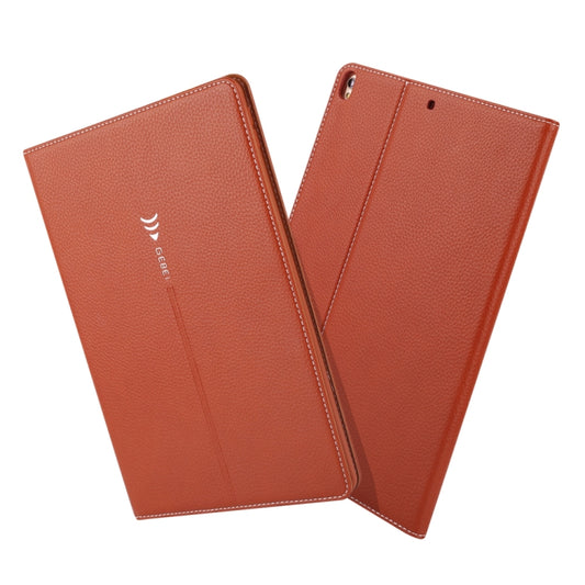 For iPad Pro 10.5 inch GEBEI PU+TPU Horizontal Flip Protective Case with Holder & Card Slots(Brown) - free shipping - PMC Jewellery - Order now!