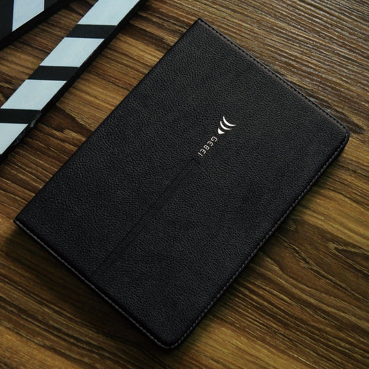 For iPad Pro 9.7 inch GEBEI PU+TPU Horizontal Flip Protective Case with Holder & Card Slots(Black) - free shipping - PMC Jewellery - Order now!
