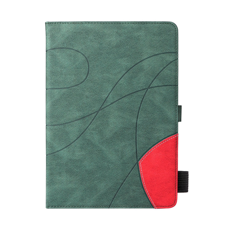 For Amazon Kindle Paperwhite 4 / 3 / 2 / 1 Dual-color Splicing Horizontal Flip PU Leather Case with Holder & Card Slots & Sleep / Wake-up Function(Green) - Amazon by PMC TechLife | Online Shopping South Africa | PMC TechLife | Buy Now Pay Later Mobicred