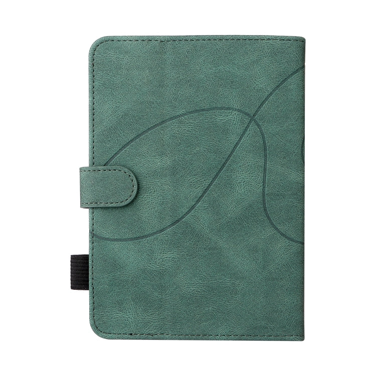 For Amazon Kindle Paperwhite 4 / 3 / 2 / 1 Dual-color Splicing Horizontal Flip PU Leather Case with Holder & Card Slots & Sleep / Wake-up Function(Green) - Amazon by PMC TechLife | Online Shopping South Africa | PMC TechLife | Buy Now Pay Later Mobicred