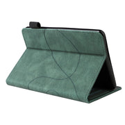 For Amazon Kindle Paperwhite 4 / 3 / 2 / 1 Dual-color Splicing Horizontal Flip PU Leather Case with Holder & Card Slots & Sleep / Wake-up Function(Green)