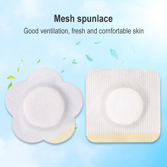 50pcs 043 Non-woven Stickers Wound Anti-seepage Three-volt Medicinal Patch, Size:6x6x2cm (Square)