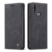 For Galaxy A10s CaseMe-013 Multifunctional Horizontal Flip Leather Case with Card Slot & Holder & Wallet(Black)