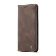 For Galaxy A10s CaseMe-013 Multifunctional Horizontal Flip Leather Case with Card Slot & Holder & Wallet(Coffee)