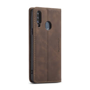 For Galaxy A20s CaseMe-013 Multifunctional Horizontal Flip Leather Case with Card Slot & Holder & Wallet(Coffee)