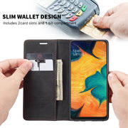 For Galaxy A40s / M30 CaseMe-013 Multifunctional Horizontal Flip Leather Case with Card Slot & Holder & Wallet(Black)