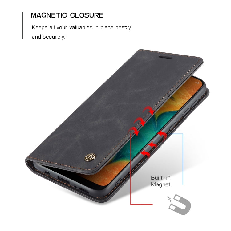 For Galaxy A40s / M30 CaseMe-013 Multifunctional Horizontal Flip Leather Case with Card Slot & Holder & Wallet(Black)