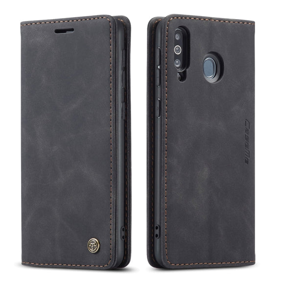For Galaxy A40s / M30 CaseMe-013 Multifunctional Horizontal Flip Leather Case with Card Slot & Holder & Wallet(Black)