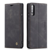 For Galaxy A70s CaseMe-013 Multifunctional Horizontal Flip Leather Case with Card Slot & Holder & Wallet(Black)