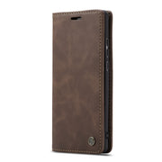 For Galaxy A70s CaseMe-013 Multifunctional Horizontal Flip Leather Case with Card Slot & Holder & Wallet(Coffee)