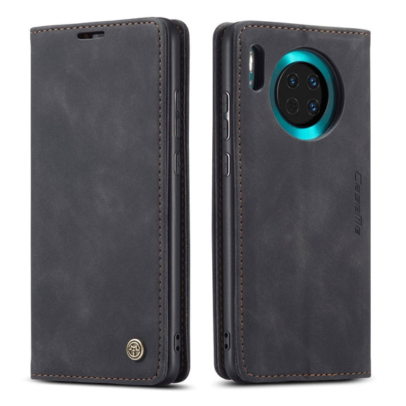 For Huawei Mate 30 4G / 5G CaseMe-013 Multifunctional Horizontal Flip Leather Case with Card Slot & Holder & Wallet(Black)