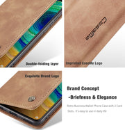 For Huawei Mate 30 4G / 5G CaseMe-013 Multifunctional Horizontal Flip Leather Case with Card Slot & Holder & Wallet(Brown)