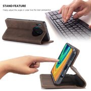 For Huawei Mate 30 4G / 5G CaseMe-013 Multifunctional Horizontal Flip Leather Case with Card Slot & Holder & Wallet(Coffee)