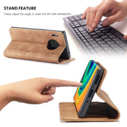 For Huawei Mate 30 Pro 4G / 5G CaseMe-013 Multifunctional Horizontal Flip Leather Case with Card Slot & Holder & Wallet(Brown)