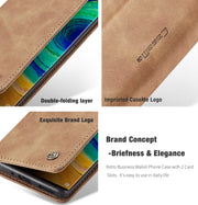 For Huawei Mate 30 Pro 4G / 5G CaseMe-013 Multifunctional Horizontal Flip Leather Case with Card Slot & Holder & Wallet(Brown)