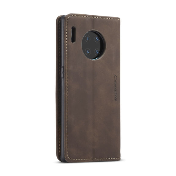 For Huawei Mate 30 Pro 4G / 5G CaseMe-013 Multifunctional Horizontal Flip Leather Case with Card Slot & Holder & Wallet(Coffee)