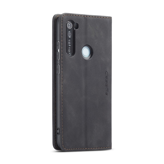 For Xiaomi Redmi Note 8 CaseMe-013 Multifunctional Horizontal Flip Leather Case with Card Slot & Holder & Wallet(Black)
