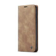 For Xiaomi Redmi Note 8 CaseMe-013 Multifunctional Horizontal Flip Leather Case with Card Slot & Holder & Wallet(Brown)