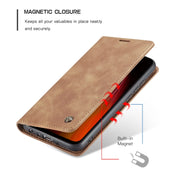 For Xiaomi Redmi Note 8 CaseMe-013 Multifunctional Horizontal Flip Leather Case with Card Slot & Holder & Wallet(Brown)