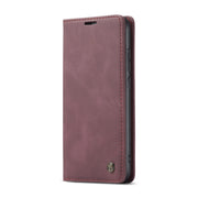 For Xiaomi Redmi Note 8 CaseMe-013 Multifunctional Horizontal Flip Leather Case with Card Slot & Holder & Wallet(Wine Red)