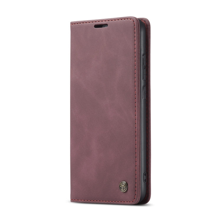 For Xiaomi Redmi Note 8 CaseMe-013 Multifunctional Horizontal Flip Leather Case with Card Slot & Holder & Wallet(Wine Red)