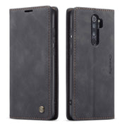 For Xiaomi Redmi Note 8 Pro CaseMe-013 Multifunctional Horizontal Flip Leather Case with Card Slot & Holder & Wallet(Black)